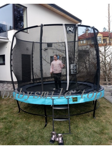 Батут EXIT Elegant Premium 305 см блакитний Батут EXIT Elegant Premium 305 см блакитний